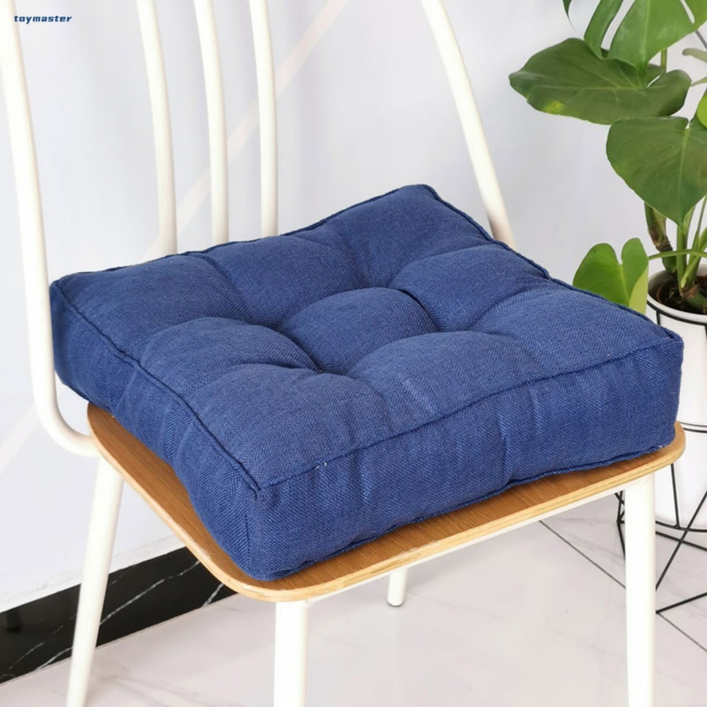 Imagem Travesseiro De Chão Quadrado Almofada Decorativa Respirável Meditação Com Cor Doce Para Sala De Estar Lareira Piso Ao Ar
