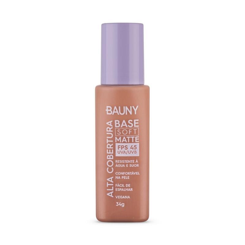 Base Líquida Bauny Soft Matte Cor 060-QA Alta Cobertura 30g