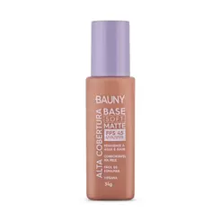 Base Líquida Bauny Soft Matte Cor 060-QA Alta Cobertura 30g