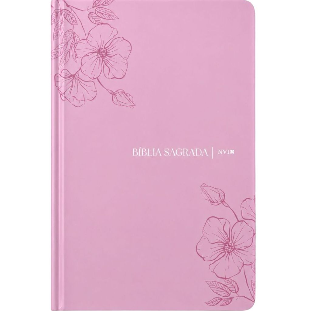Bíblia Sagrada Slim | NVI | Capa Dura | Rosa Florença