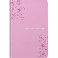 Bíblia Sagrada Slim | NVI | Capa Dura | Rosa Florença