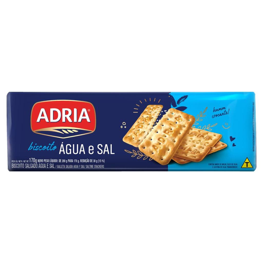 Biscoito Adria Água e Sal 170g