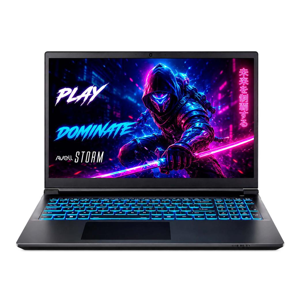 NOTEBOOK GAMER AVELL STORM 450 R5-7640HS/ 48GB DDR5/ 2TB NVME/ RTX 4050/ WIN 11 