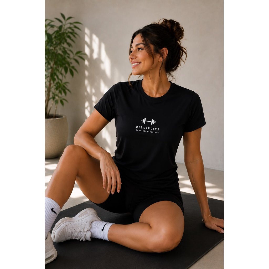 Camiseta Básica Casual Feminina Estampada Peso Academia Treino Estilosa Premium Academia Macia Presente