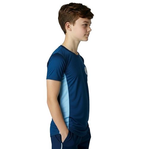 Camiseta Juv. Dry Fit Man City Marinho