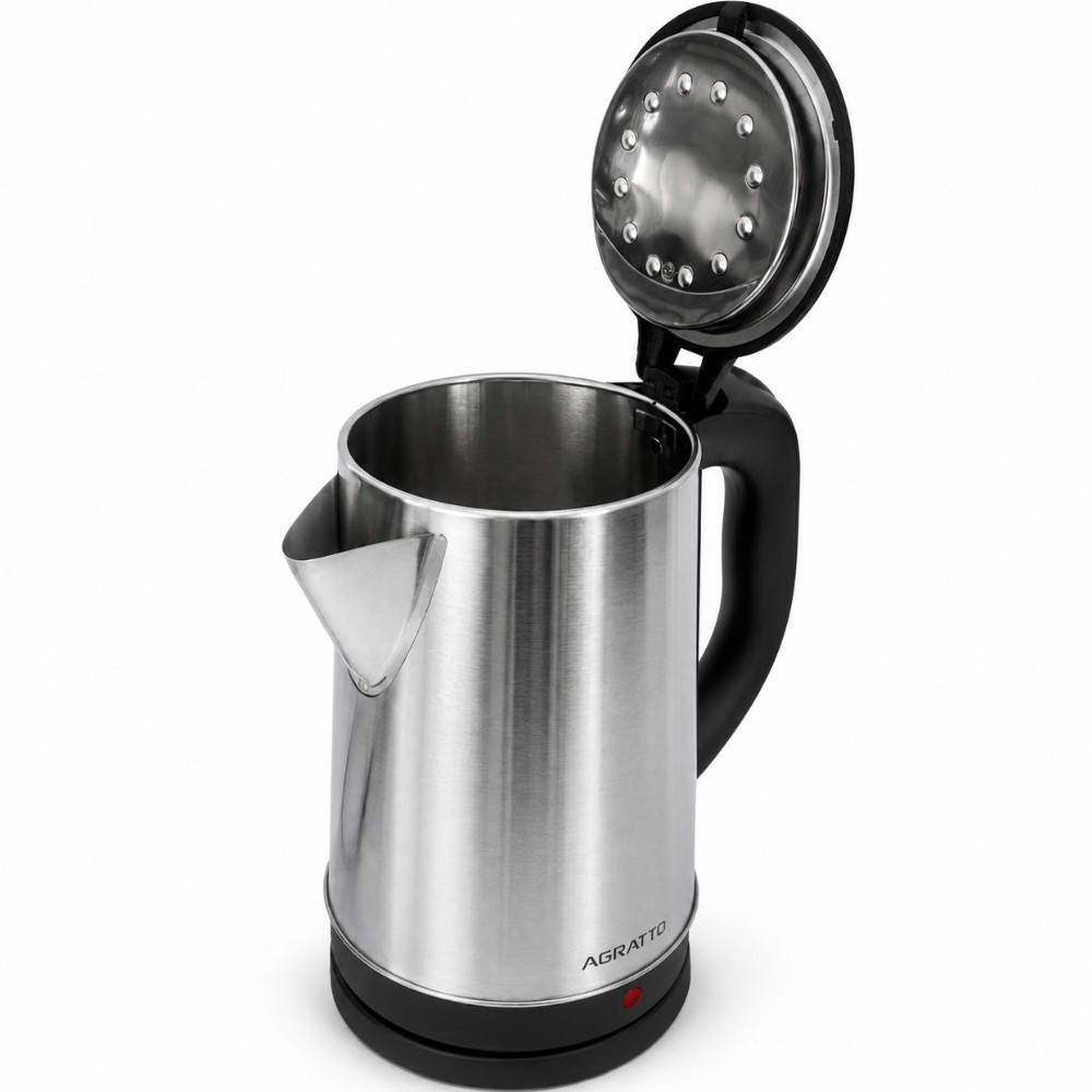 Chaleira Elétrica Inox 2,2L Com Desligamento Automático Água Quente Café Chimarrão Agratto ACEI01I
