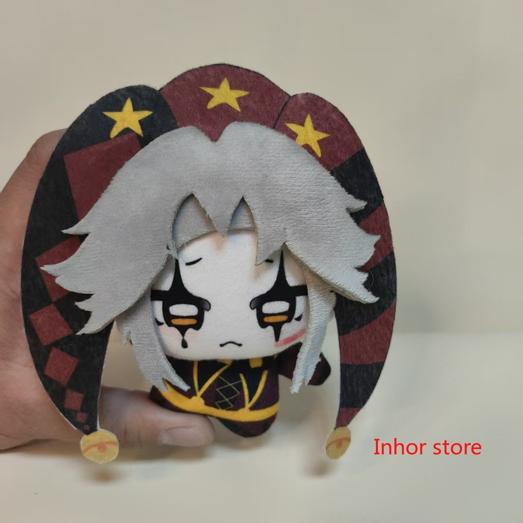 10cm The Freak Circus Plushie Pierrot Arlequim‌ Boneca De Algodão Brinquedos De Pelúcia Macios Para Fãs Meninos Meninas — imagem 2 de 2