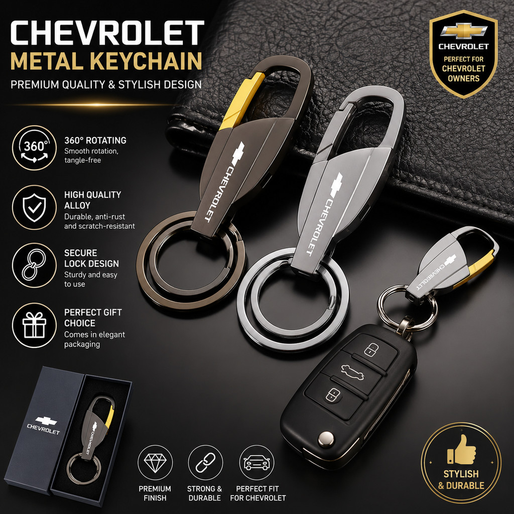 Chaveiro Com Logotipo De Carro De Metal Pingente Interior De Automóveis Para Chevrolet Cruze Aveo Captiva Spark Malibu T