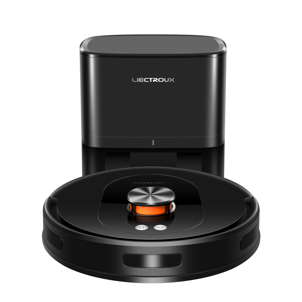 Imagem Robô Aspirador Liectroux T9 - Base Autolimpante, Aspira Varre e Passa Pano, Mapeamento Inteligente LiDAR, Alexa, Google,