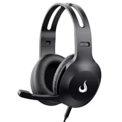 Headset Rise Mode Office 03, Drivers de 40mm, Com Microfone, Preto, RM-HS-OF-03-FB