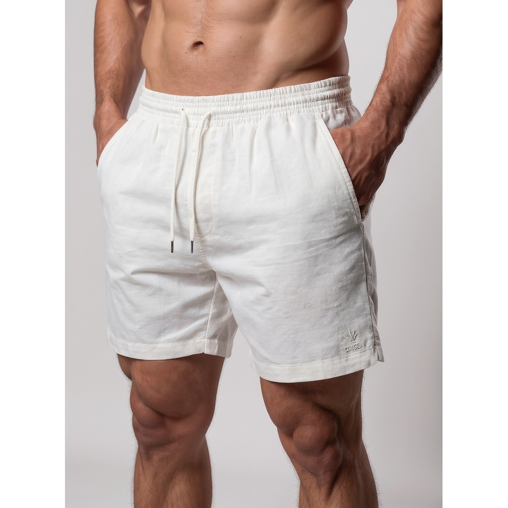 Kit 3 Bermudas Masculinas Linho Elastano Praiana Confortável Verão — JB PROFISSIONAL