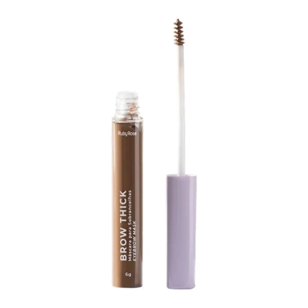 MÁSCARA DE CÍLIOS E SOBRANCELHAS 02 MEDIUM BROW IT UP LULUCA RUBY ROSE