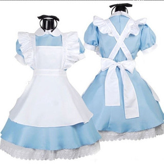 Fantasia de Vestido da Alice no País das Maravilhas para Mulheres
