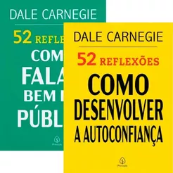 Kit 02 Livros | 52 Reflexões Como desenvolver a autoconfiança + 52 Reflexões Como falar bem em público