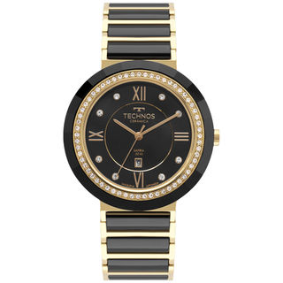 Relógio Technos Feminino Cerâmica Dourado - 2015CEJ/2P