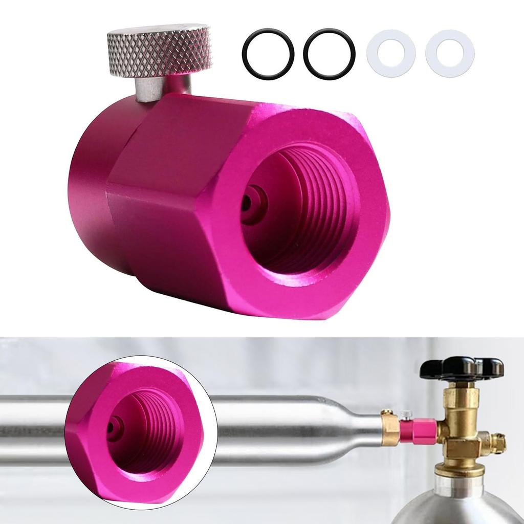 [predolo21x] Adaptador De Tanque De CO2 De Conexão Rápida Ferramenta De Enchimento De Cilindro De Metal Para Fabricante 