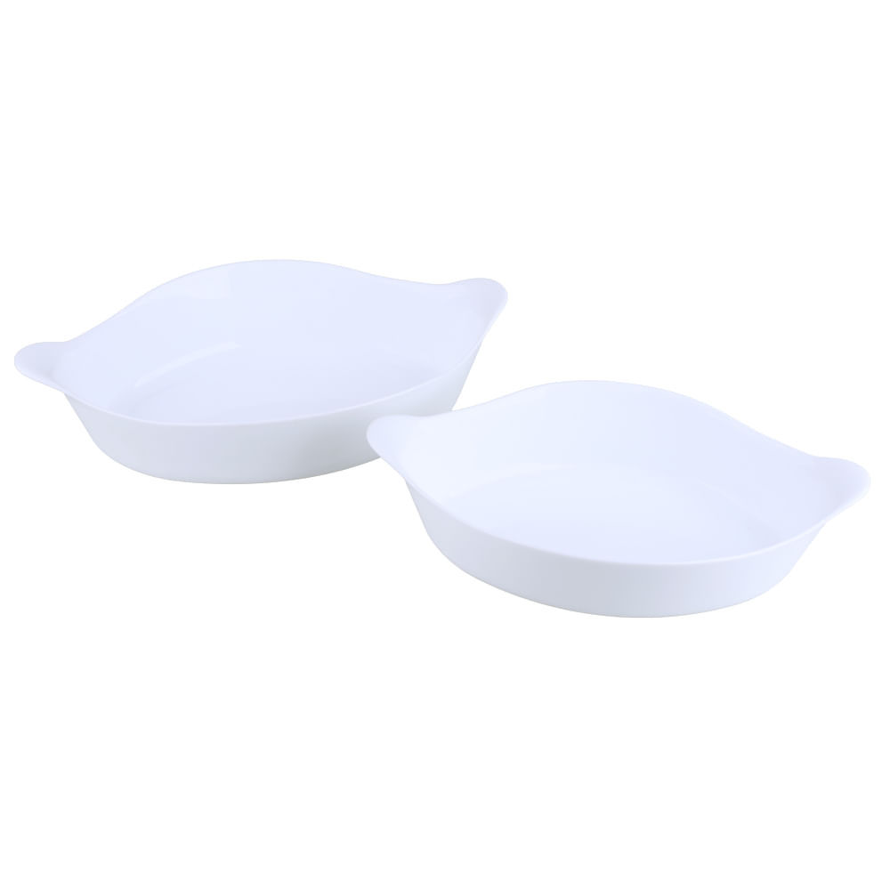 Conjunto de assadeiras Opaline Oval 1,8/1,4L com 2 peças