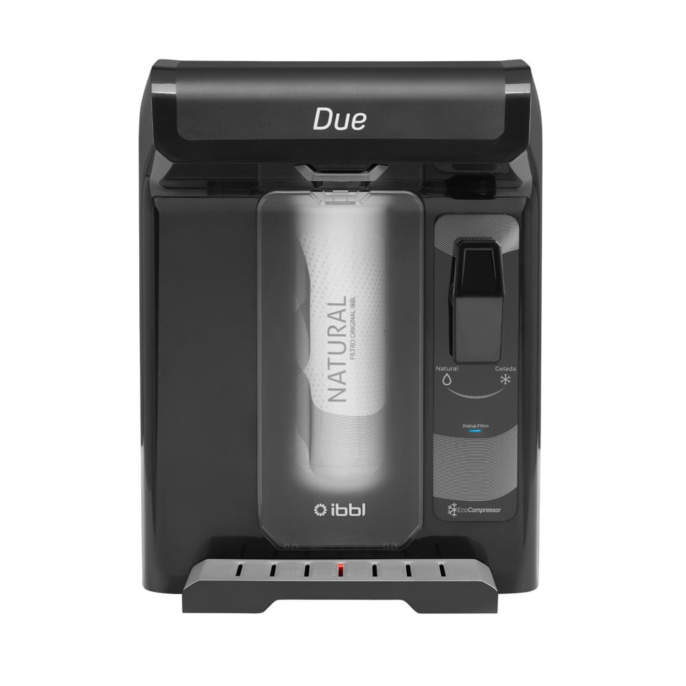 Purificador de Água IBBL Refrigerado Due com Compressor Grafite - 220 Volts
