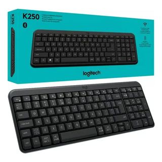 Teclado sem fio Logitech K250 ABNT2
