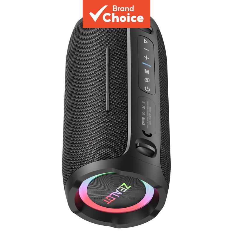 ZEALOT S76 Caixa de som Bluetooth de karaokê portátil com microfone sem fio profissional, conexão estável Bluetooth 5.2,