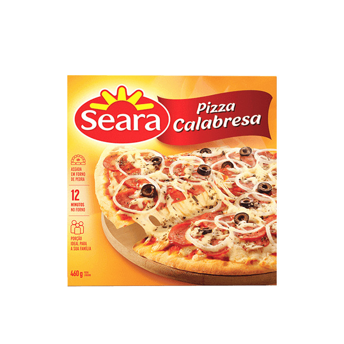 Seara Pizza de calabresa 460g