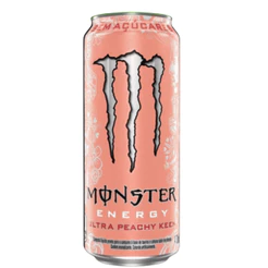 Energético Ultra Peachy Keen Zero Açúcar Monster Lata