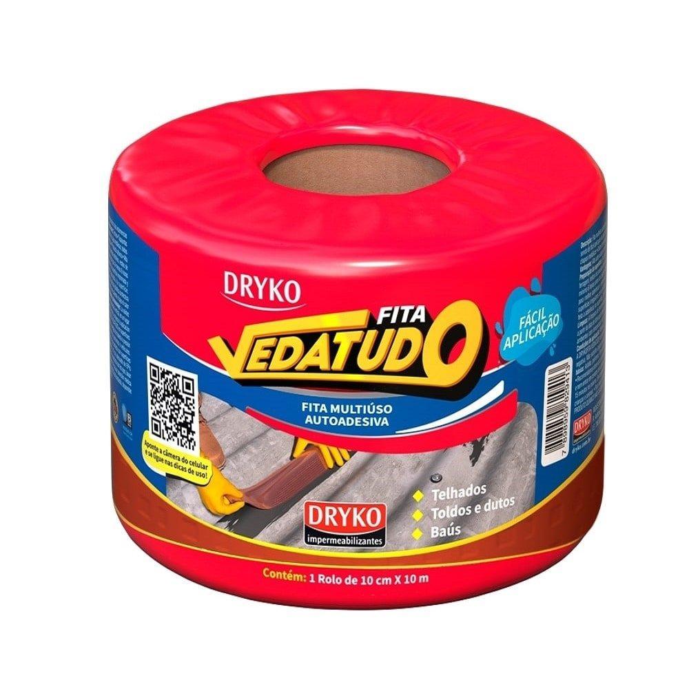 Vedatudo Dryko Fita Terracota Impermeabilizante 10cmx10m