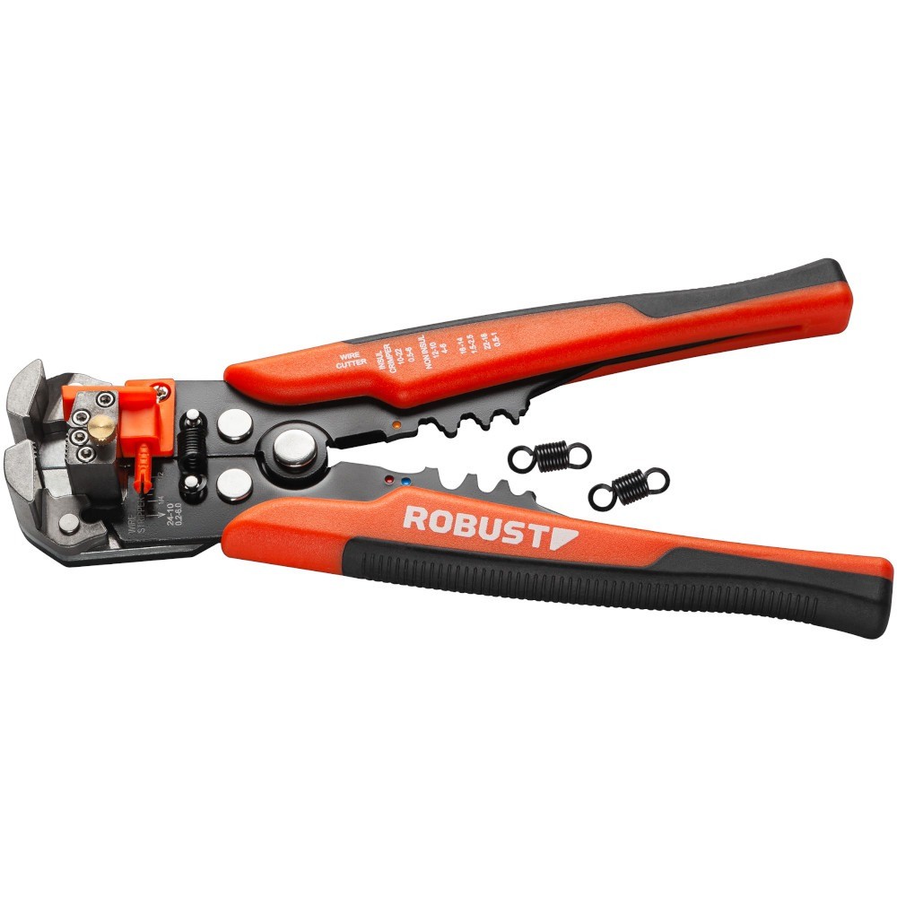 Alicate Desencapador Crimpador e Cortador de Fios 8" 3 em 1 - Robust