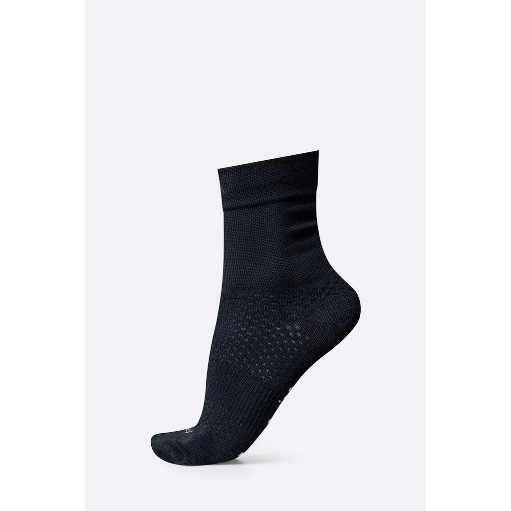 Meia HUPI Fun Poliamida Corrida Bike Academia Cano Médio Preto 1 Par