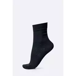 Meia HUPI Fun Poliamida Corrida Bike Academia Cano Médio Preto 1 Par