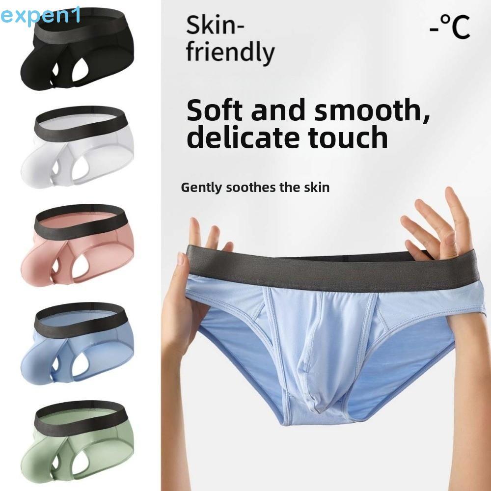Cuecas Finas De Verão Masculinas , Emenda Calcinha De Abertura Frontal , Roupa Íntima Sem Costura Respirável