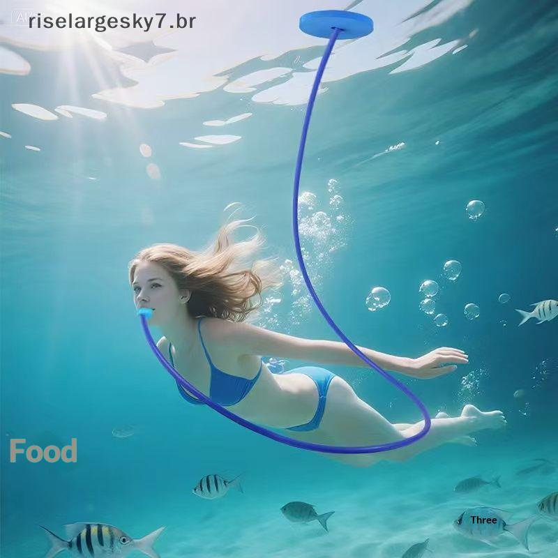 Máscara Respiratória Seca Ascensãola 1 Peça Para Mergulho Profundo E Natação Anti Vazamento Tubo De Snorkel Facial Compl
