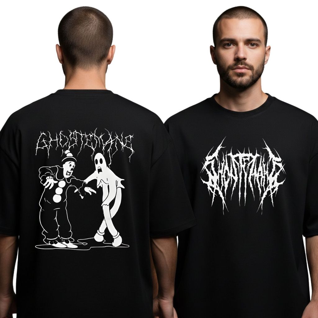 Camiseta Masculina Oversized Ghostemane Streetwear Urbano Estampada Casual E Confortável 100% Algodão