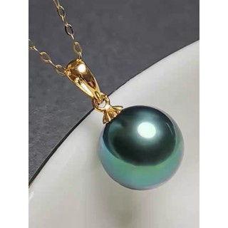 925 prata Tahitian malaquita verde preto pérola pingente feminino Venus preto borboleta concha pérola luz luxo clavícula
