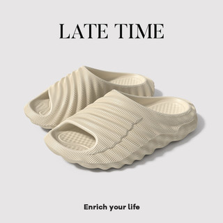 Chinelos de rosto instantâneo ondulado masculino verão ao ar livre Wear eva sapatos de praia casuais All-Match sandálias