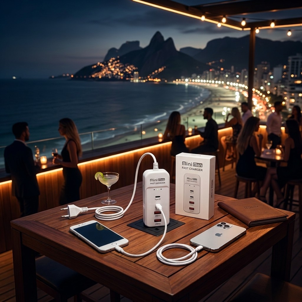 Carregador Inteligente Turbo Estação De Carga Rápida PD USB-C Celular — imagem 2 de 2