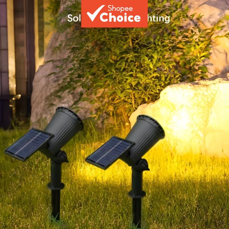 9 LEDs Refletor Solar 1000mAh IP65 Lâmpadas de Paisagem para Jardim Externo