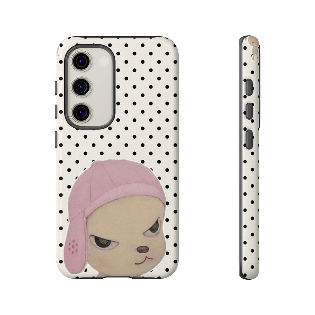 Bolinhas Pretas Yoshitomo Nara Capa De Telefone Samsung Galaxy S26 S25 S24 S23 S