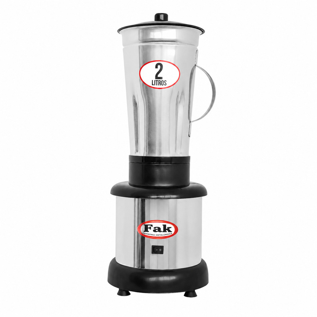 Liquidificador Baixa Rotação Industrial 2 Litros 800w Inox