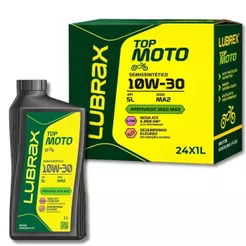 Óleo Lubrax 10w30 Semissintético (24 Litros) Caixa Atacado