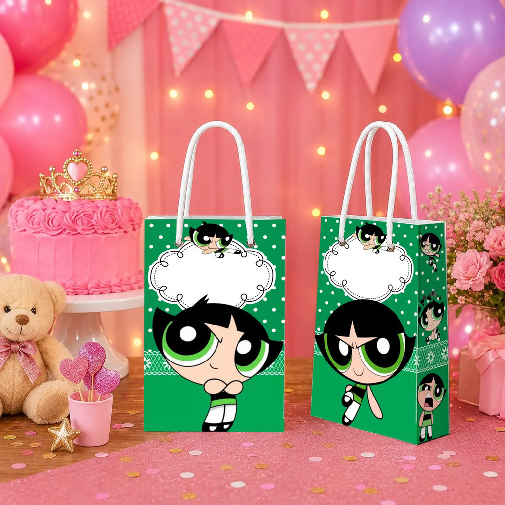 Sacolinhas Surpresa Personalizadas Docinho Poderosas Lembrancinha Aniversário Com Nome e Idade Festa Infantil