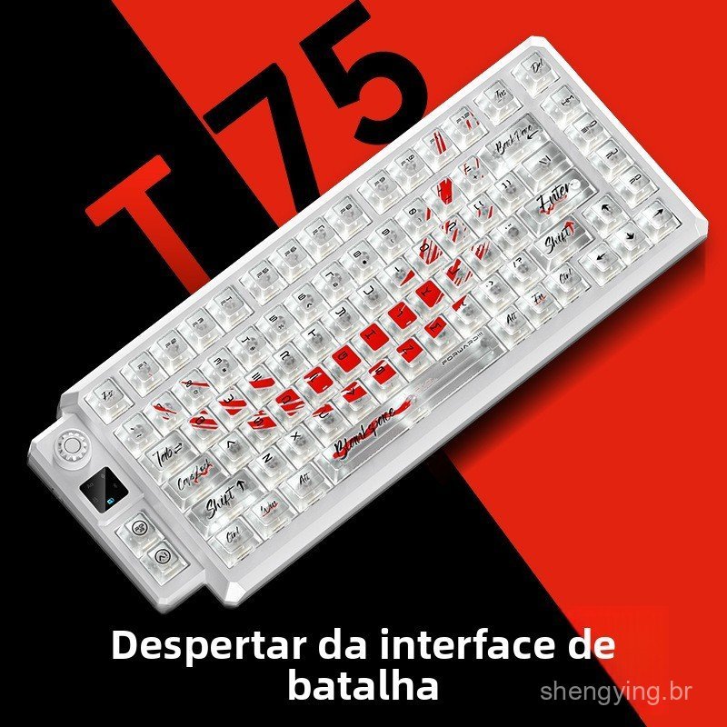 Acessórios de computador teclado mecânico jogos escritório computador teclado sem fio VZSG