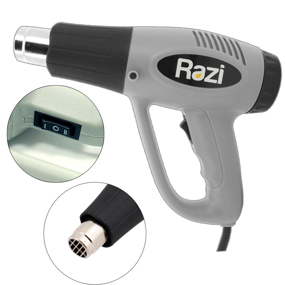 Soprador térmico 2 temperaturas 1500 ou 2000W Razi