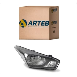 Farol Hyundai Hb20 Hb20x Hb20s 2012 Em Diante Lado Direito Com Mascara Negra / Arteb