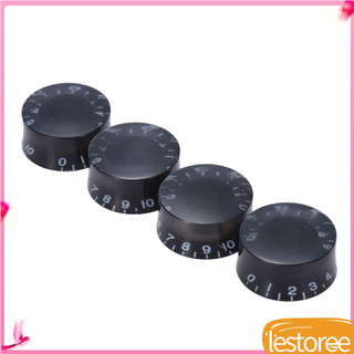 Lestoree.br 4 peças botões de controle de tom de volume de velocidade para guitarra Gibson Les Paul peças elétricas de