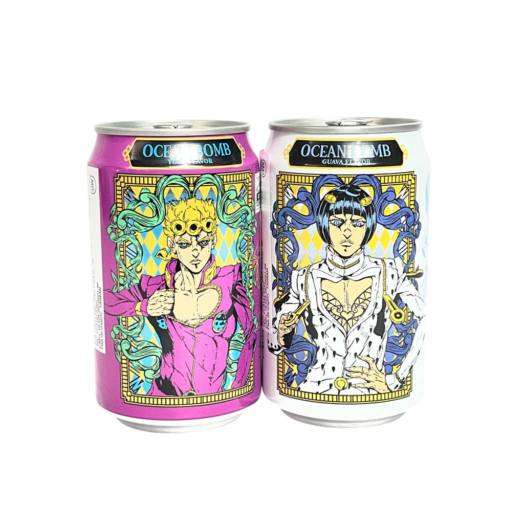 Refrigerantes Anime JoJo Bizarre Adventure Ocean Bomb 330ml