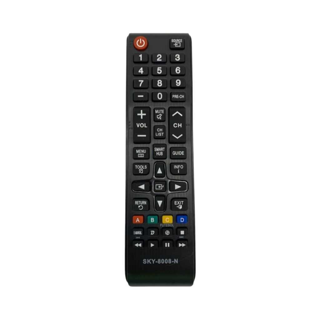 Controle Remoto Compativel com Tv Samsung Smart Hub-7036/7028 Plasma Lcd Led