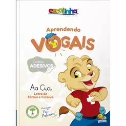 Livro Escolinha Atividades de Apoio Escolar: Vogais - Ed TodoLivro