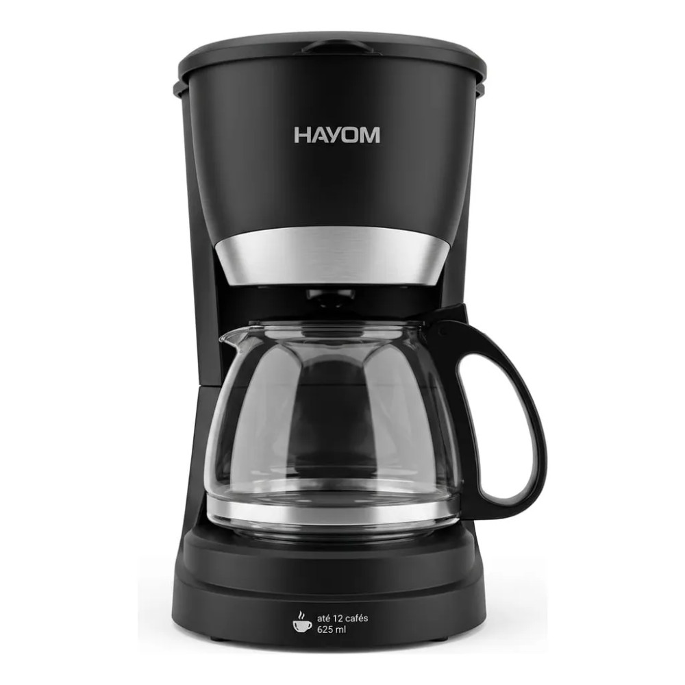 Cafeteira Elétrica Hayom Single Home Pro 625ml Preta 220V