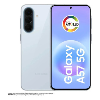 Celular Samsung Galaxy A57 5g 128gb, 8gb Ram, Recursos Ai Azul-claro